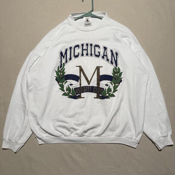 Ross International Other - Vintage 80s University Of Michigan Crest Logo Crewneck Sweatshirt Size Large USA